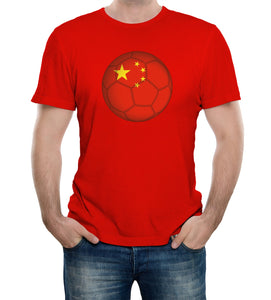 Reality Glitch China Football Supporter Mens T-Shirt