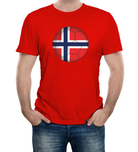 Reality Glitch Norway Football Supporter Mens T-Shirt