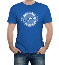 Reality Glitch EST. 1950 Birthday Celebration Mens T-Shirt
