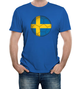 Reality Glitch Sweden Football Supporter Mens T-Shirt