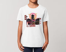 Reality Glitch Kyoto Sakura Japanese Blossom Kids T-Shirt