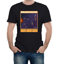 Reality Glitch Solar System Star Chart Mens T-Shirt