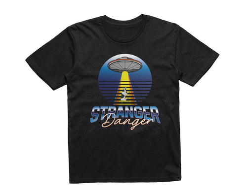 Reality Glitch Stranger Danger UFO Kids T-Shirt