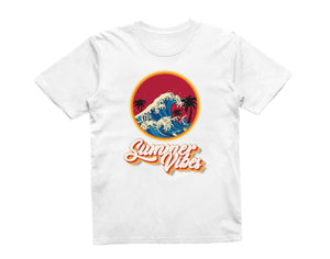 Reality Glitch Summer Vibes Holiday Wave Vacation Kids T-Shirt