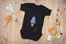 Reality Glitch Rocket Ship Take Off Kids Babygrow