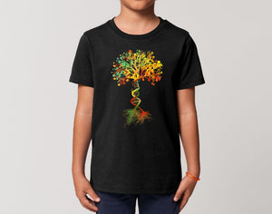 Reality Glitch Tree of Life Kids T-Shirt