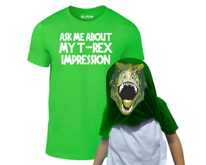 Kids Ask Me About My T-Rex Flip T-Shirt