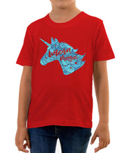 Reality Glitch Unicorn Magic Kids T-Shirt