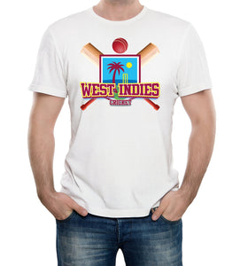 Reality Glitch West Indies Cricket Supporter Flag Mens T-Shirt