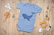 Reality Glitch Whale Hello There Kids Babygrow