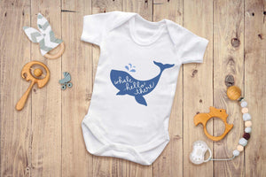 Reality Glitch Whale Hello There Kids Babygrow