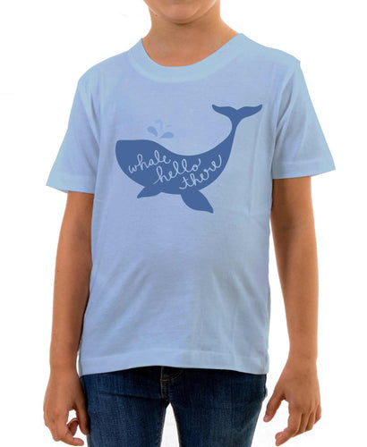 Reality Glitch Whale Hello There Kids T-Shirt