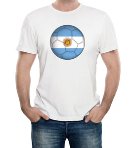 Reality Glitch Argentina Football Supporter Mens T-Shirt