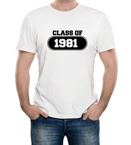 Reality Glitch Class of 1981 College School Graduation  Mens T-Shirt