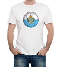 Reality Glitch San Marino Football Supporter Mens T-Shirt