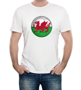 Reality Glitch Wales Football Supporter Mens T-Shirt