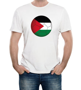 Reality Glitch Palestine Football Supporter Mens T-Shirt