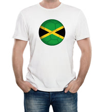 Reality Glitch Jamaica Football Supporter Mens T-Shirt