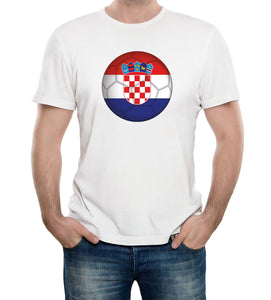 Reality Glitch Croatia Football Supporter Mens T-Shirt