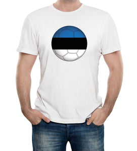 Reality Glitch Estonia Football Supporter Mens T-Shirt