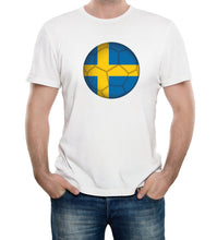 Reality Glitch Sweden Football Supporter Mens T-Shirt