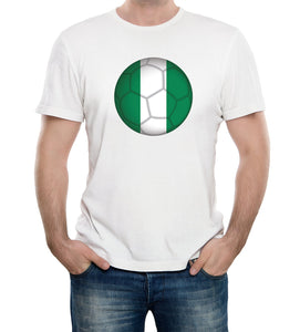 Reality Glitch Nigeria Football Supporter Mens T-Shirt