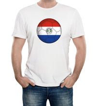 Reality Glitch Paraguay Football Supporter Mens T-Shirt