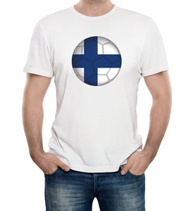 Reality Glitch Finland Football Supporter Mens T-Shirt