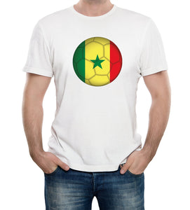 Reality Glitch Senegal Football Supporter Mens T-Shirt